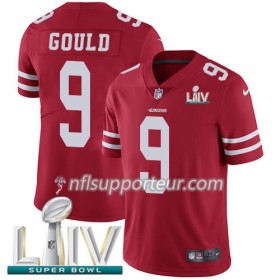 Maillot Homme San Francisco 49ers Robbie Gould 9 Nike Rouge 2020 Super Bowl LIV